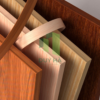 MDF nâu phủ Melamine